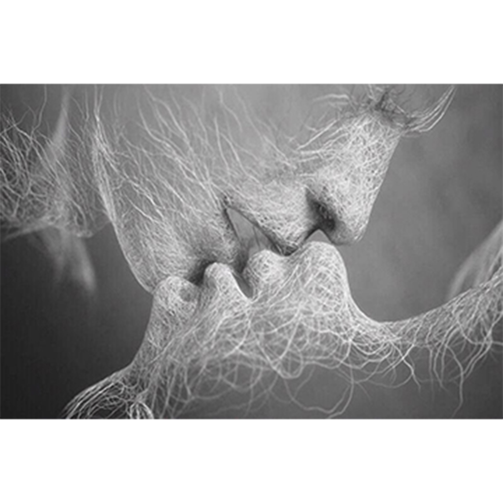 

Dream Kiss Canvas Poster Wall Art Painting Abstract Decorative Picture (2, 501 Original
