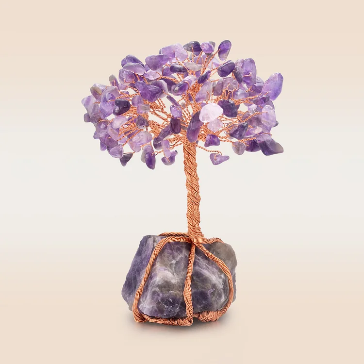 Original Quartz Base Amethyst Tree