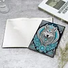 (US Local)DIY Special Shaped Wolf 50 Pages Diamond Painting Notebook Kit