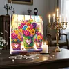 (Pre-Framed)Flowers-Special Shape Diamond Painting Kit(25x25cm)