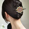 5Pcs fleur &eacute;pingle &agrave; cheveux - 5d bricolage artisanat accessoires de mode