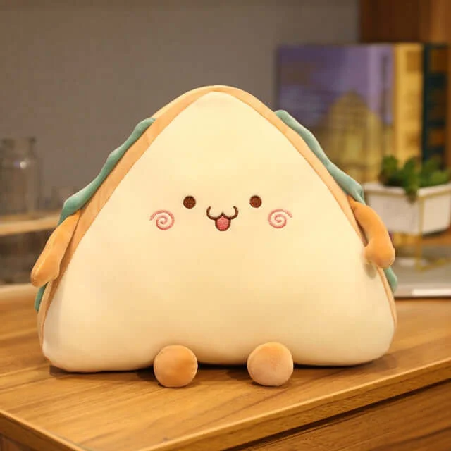 Cuteeeshop  Sandwich pillow plush toy