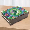 (US Local)Diamond Painting Storage Box DIY 5D Diamond Painting Jewelry Box (Hummingbird)