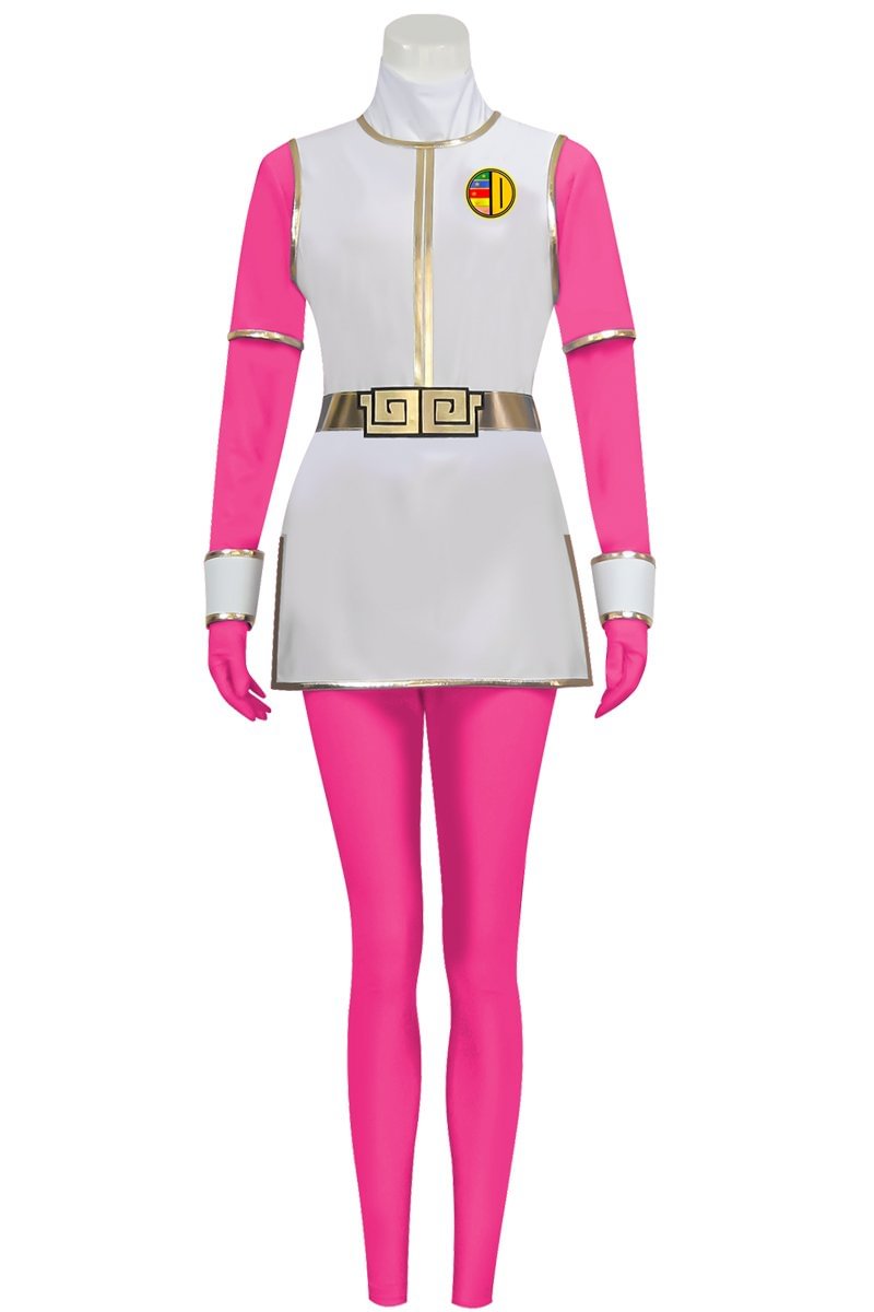Power Rangers Gosei Sentai Dairanger Pink Ranger Cosplay Costume