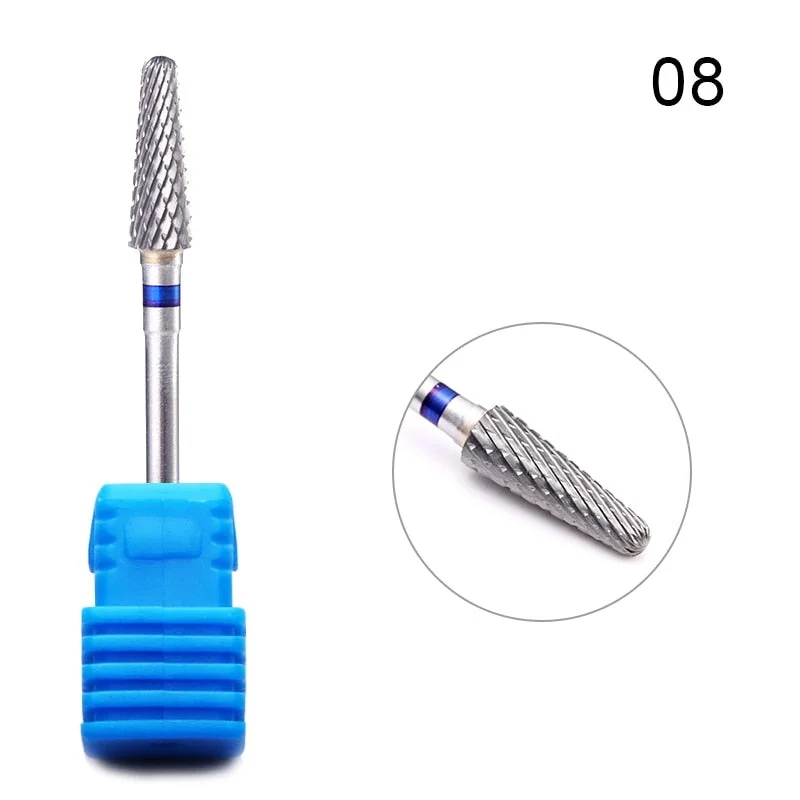 1Pcs Carbide Tungsten Nail Drill Bit Manicure Drill For Milling Cutter Electric Machine Nail Files Buffer Nail Art Equipment-Nail Inspo