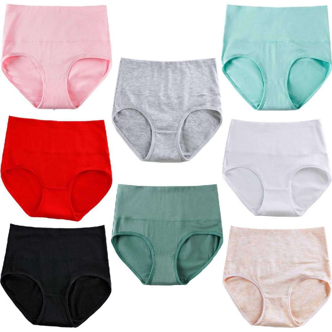  thdmladies Women High Waist Cotton Panties thedmladies