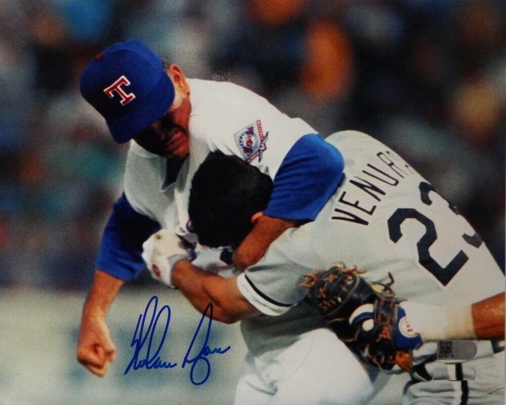 Nolan Ryan Autographed Signed 8x10 Photo Poster painting ( HOF Rangers ) REPRINT