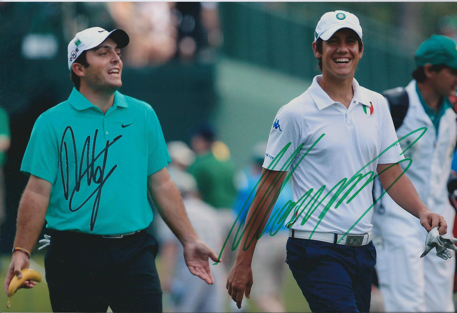 Francesco MOLINARI & Matteo MANASSERO SIGNED Autograph 12x8 Photo Poster painting AFTAL COA RARE