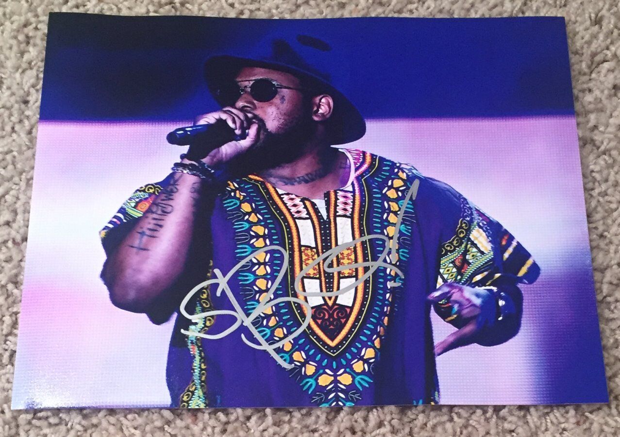 RAPPER SCHOOLBOY Q SIGNED AUTOGRAPH 8x10 Photo Poster painting w/PROOF