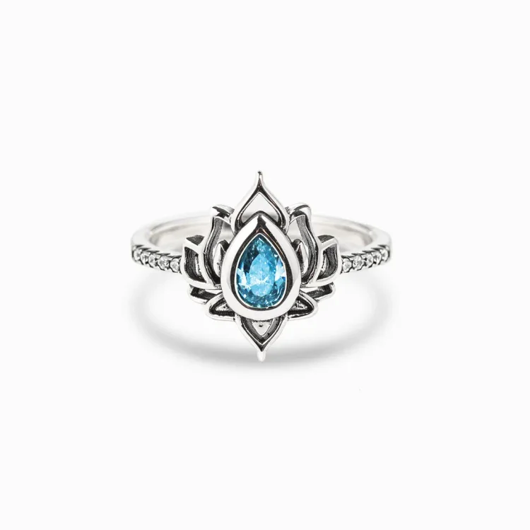Fuck My Trauma Lotus Ring