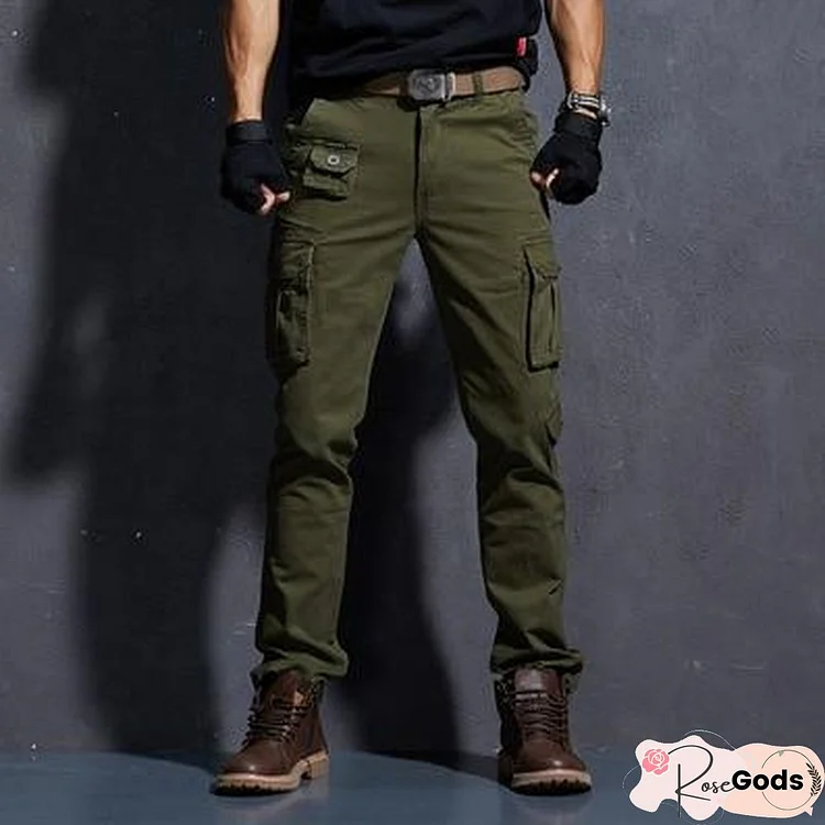 Men Casual Pants Military Tactical Pantaloon Camouflage Homme Slim Fit Cargo Pants Hombre Modis Black Uomo Trousers