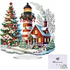 Acryl Weihnachtsleuchtturm - 5d DIY Handwerk Ornament