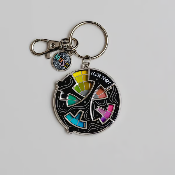 Color Fidget Enamel Pin