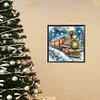 Diamond Painting-DIY Crystal Rhinestone Christmas Train(40*40 CM)
