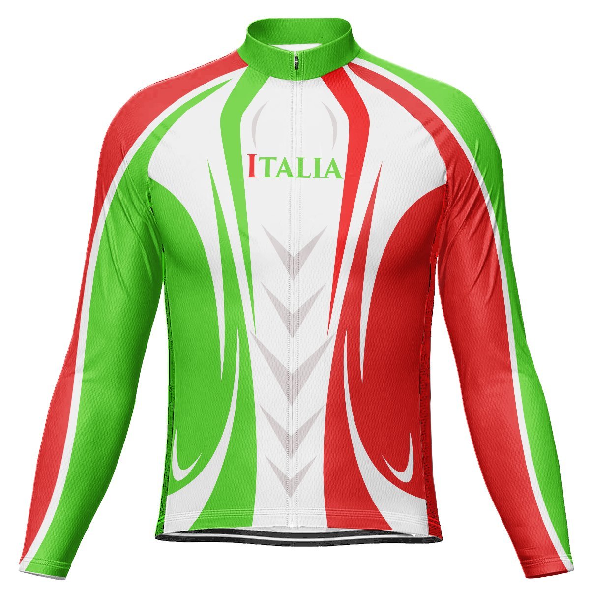 Italian Long Sleeve Cycling Jersey for Men | captainssportss.com