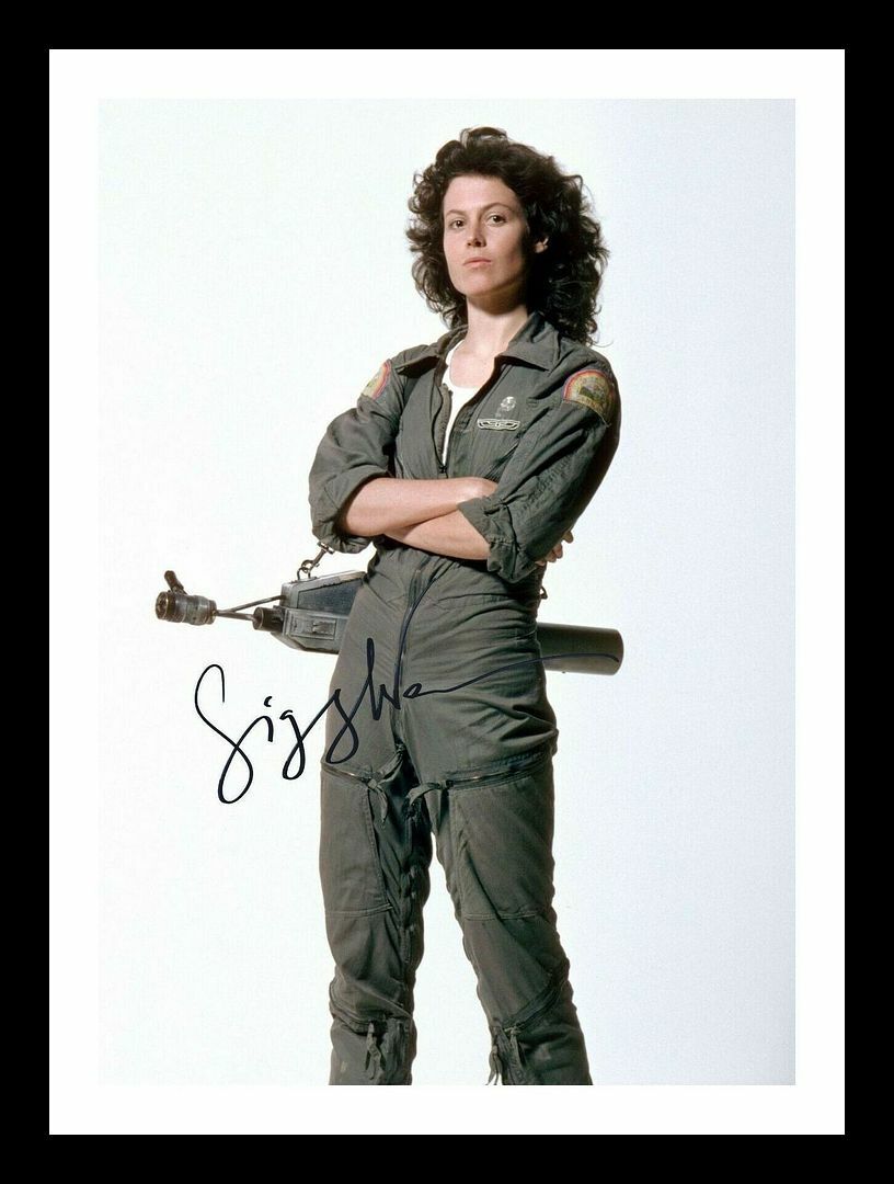 Sigourney Weaver Autograph Signed & Framed Photo Poster painting