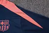 Joyfball 2025/2026 Barcelona Half-Pull Training Suit Royal Blue Football Shirt 1:1 Thai Quality