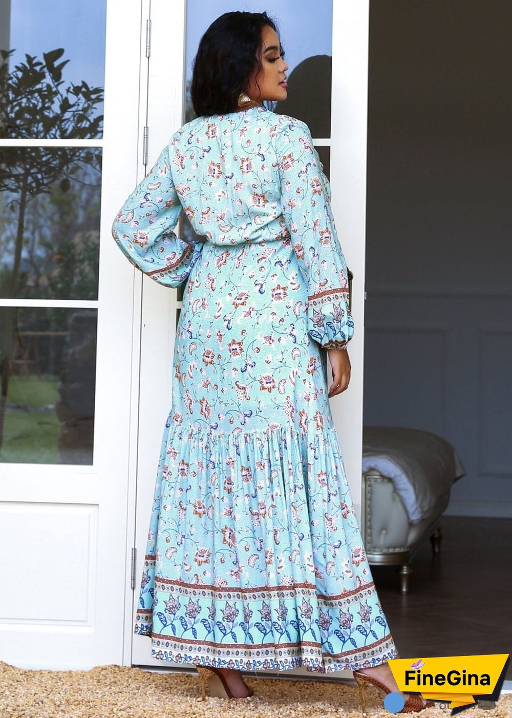 Boho Plus Size Waimea Maxi Dress For Women