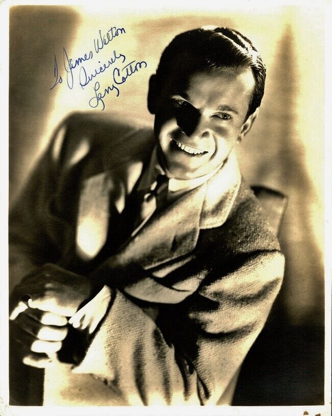 Vintage LARRY COTTON Signed Photo Poster painting