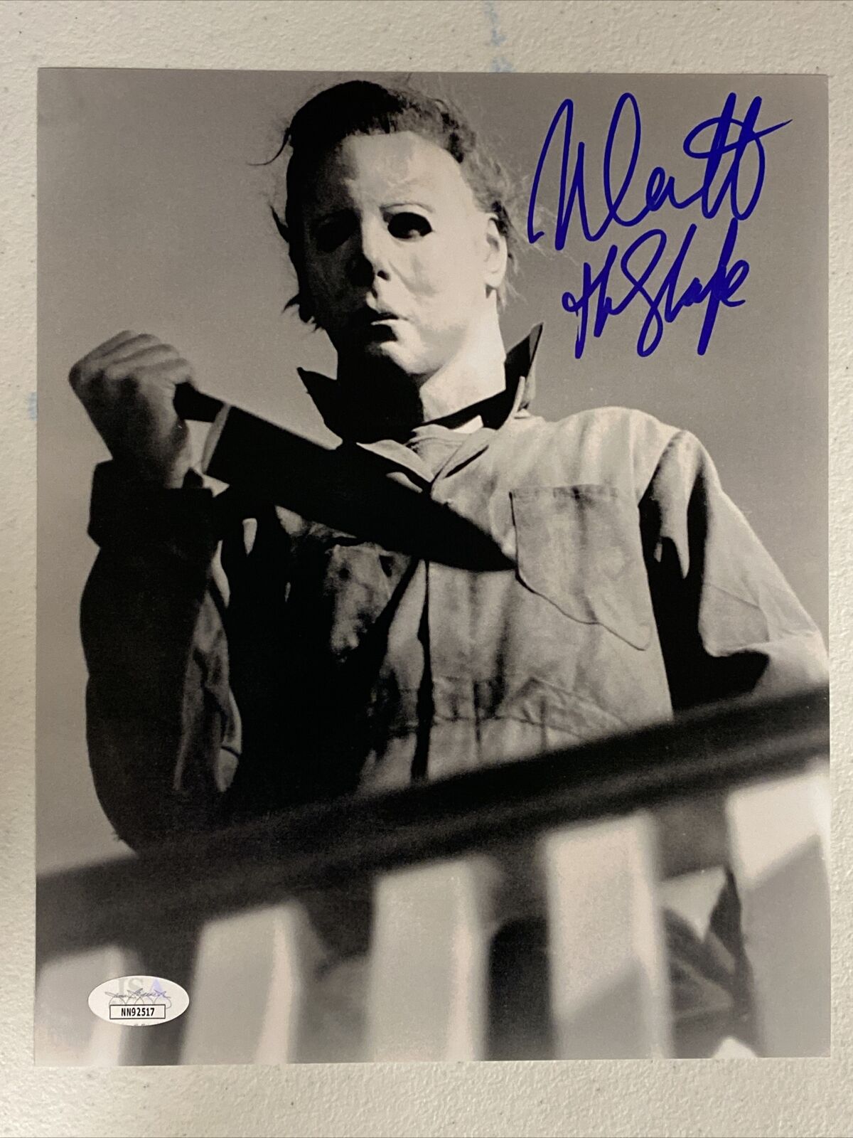 HALLOWEEN MICHAEL MYERS NICK CASTLE SIGNED AUTOGRAPHED Photo Poster painting 10 PROOF JSA COA