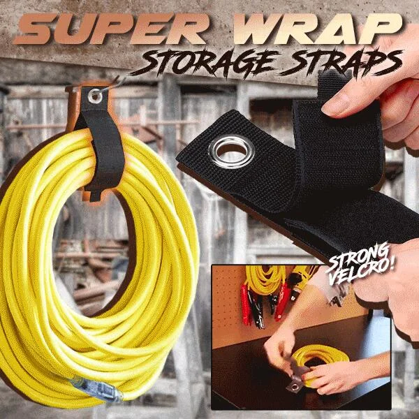 Heavy-Duty Super Wrap Storage Straps (Set of 2)