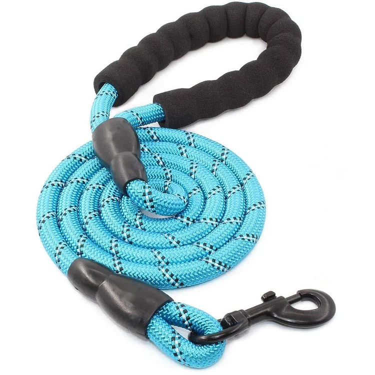 5FT Strong Dog Leash with Comfortable Padded Handle and Highly Reflective Threads Dog Leashes for Medium and Large Dogs