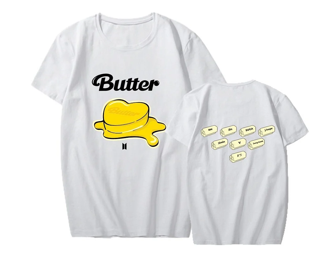 방탄소년단 Butter Album Casual T-shirt