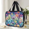 DIY Diamond Painting Portable Travel Makeup Bag Transparent PET Large Capacity Cosmetic Bag Kits