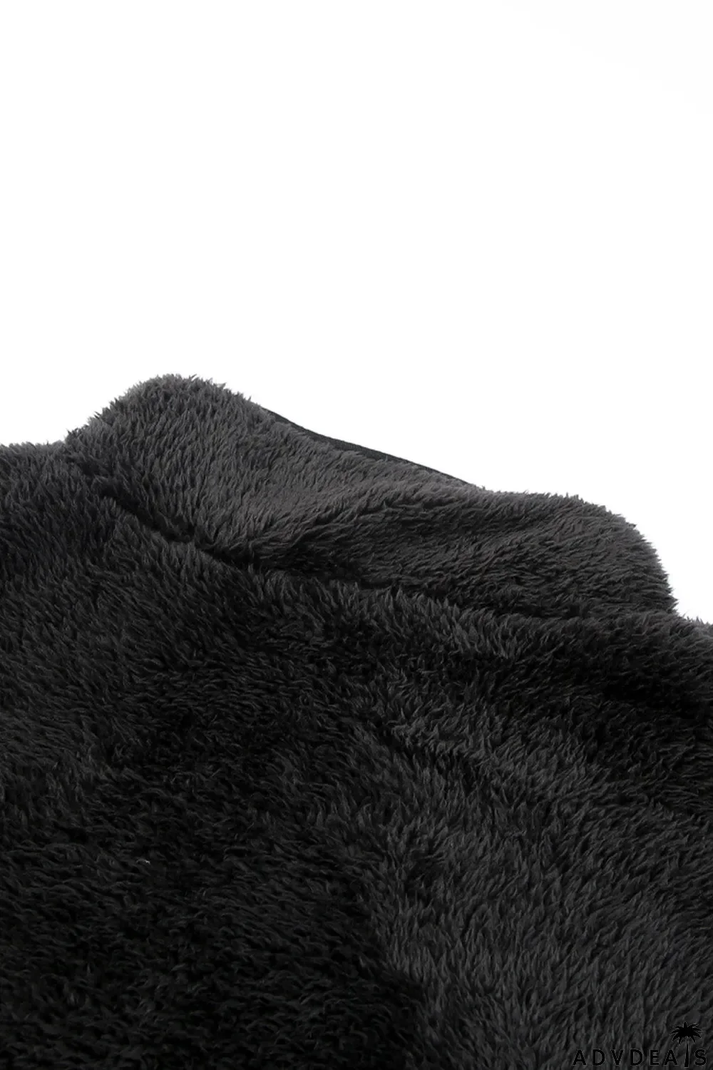 Zip Up Sherpa Coat With Pocket