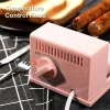 New Small Hot Grills Barbecue Machine Electric Sausage Heating Roast Machine Set