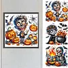 Multistyle Nuits D'Horreur D'Halloween - Peinture Diamant Ronde - 40 X 40 CM