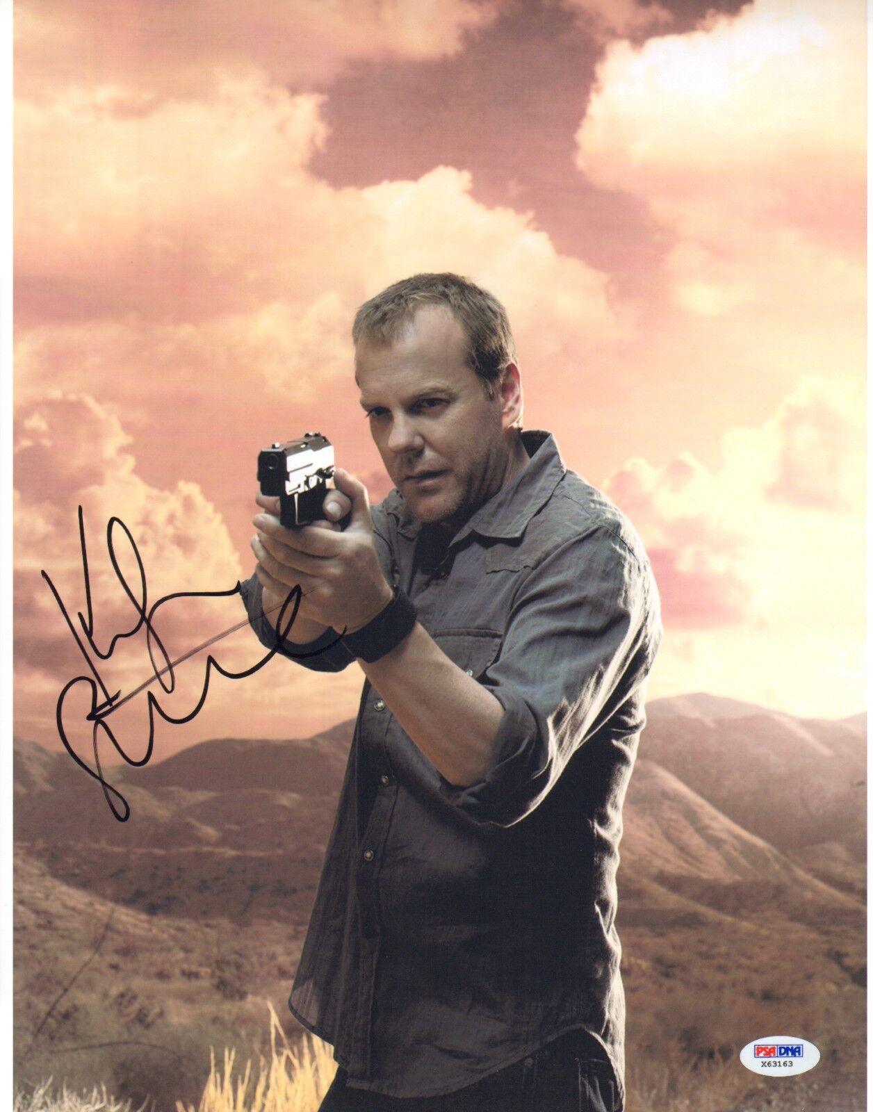 Kiefer Sutherland Signed 11x14 Photo Poster painting PSA/DNA COA 24 Fox Picture Autograph Poster