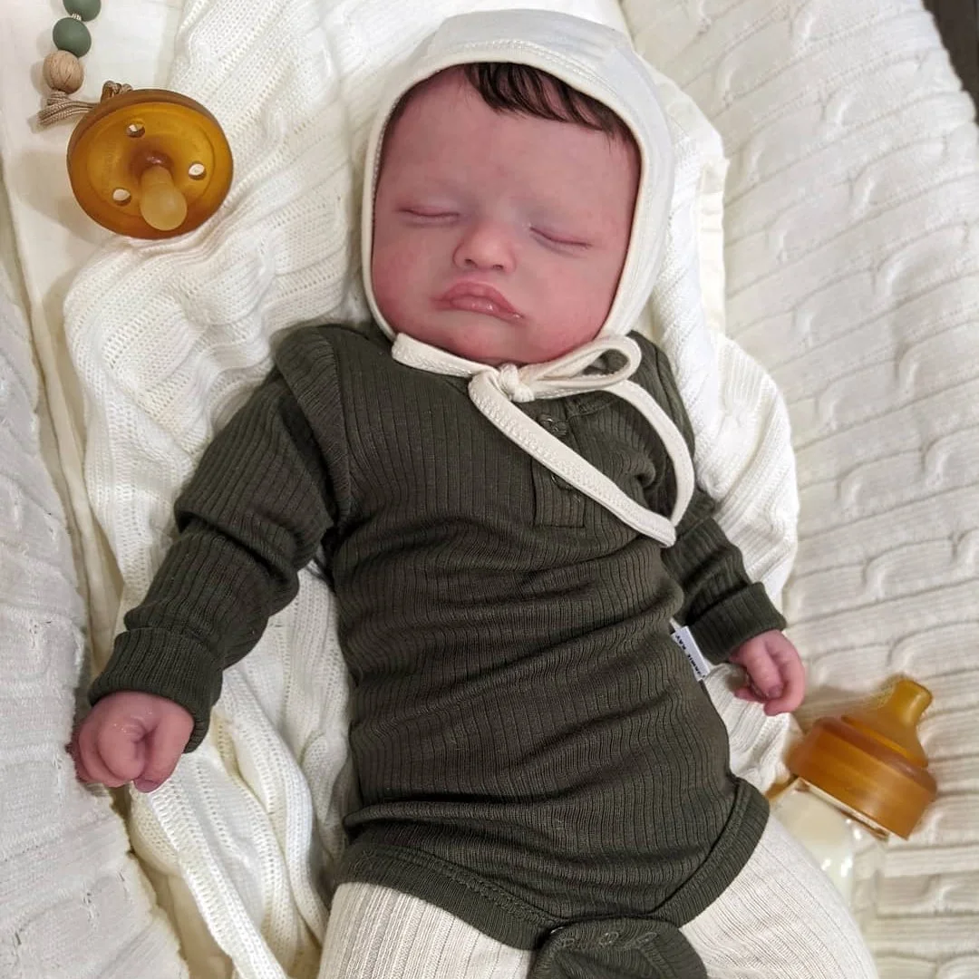 20 Inches Rosalie Realistic Reborn Dolls Yalitza -Toy Gift For Kids with “Heartbeat” and Sound