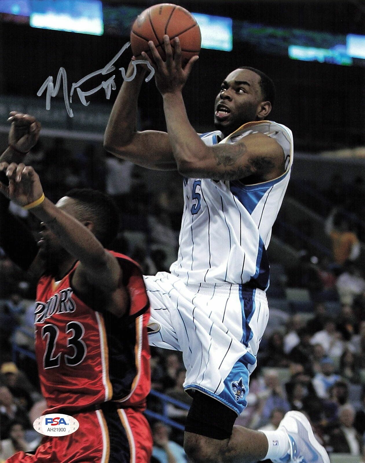 Marcus Thornton signed 8x10 Photo Poster painting PSA/DNA New Orleans Hornets Autographed