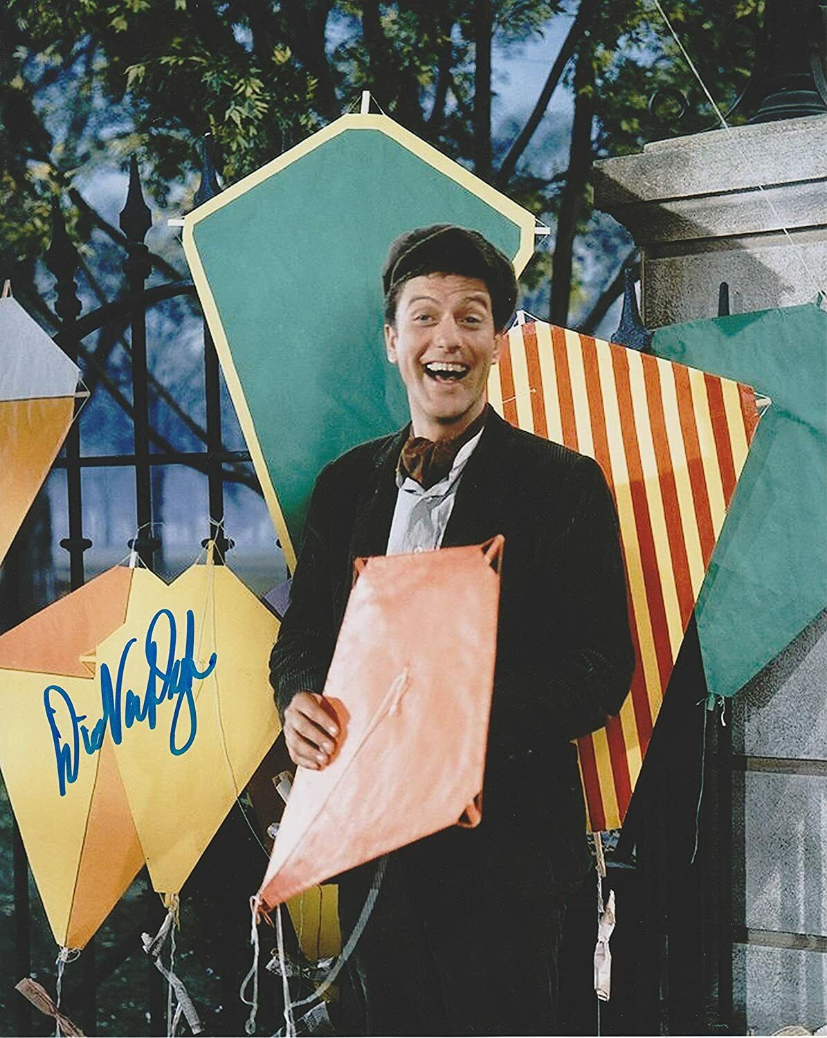 Dick Van Dyke Mary Poppins Autographed 8x10 Photo Poster painting #2 signed @HShow