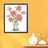 Rose - 9CT Partial Beaded Cross Stitch Kit(25x31cm)