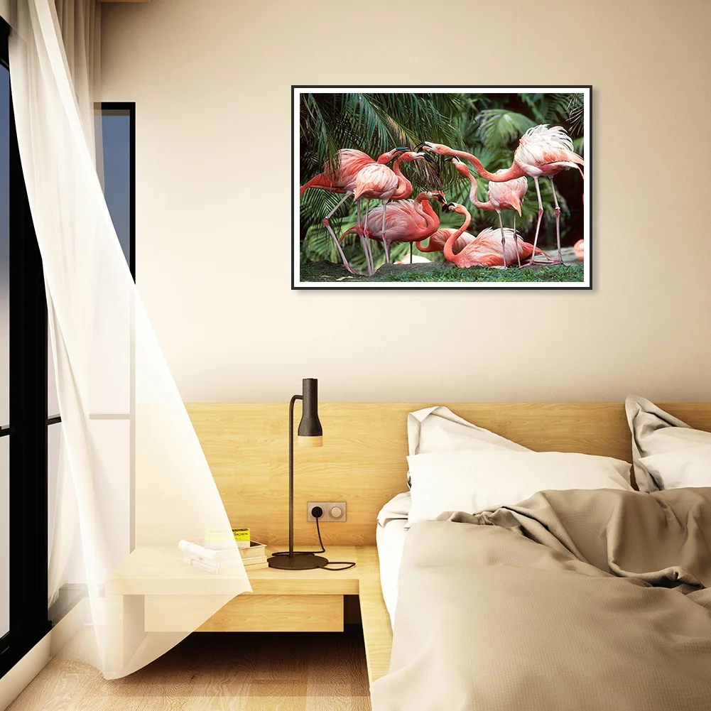 DIY Paint By Number 50*40cm - Flamingo