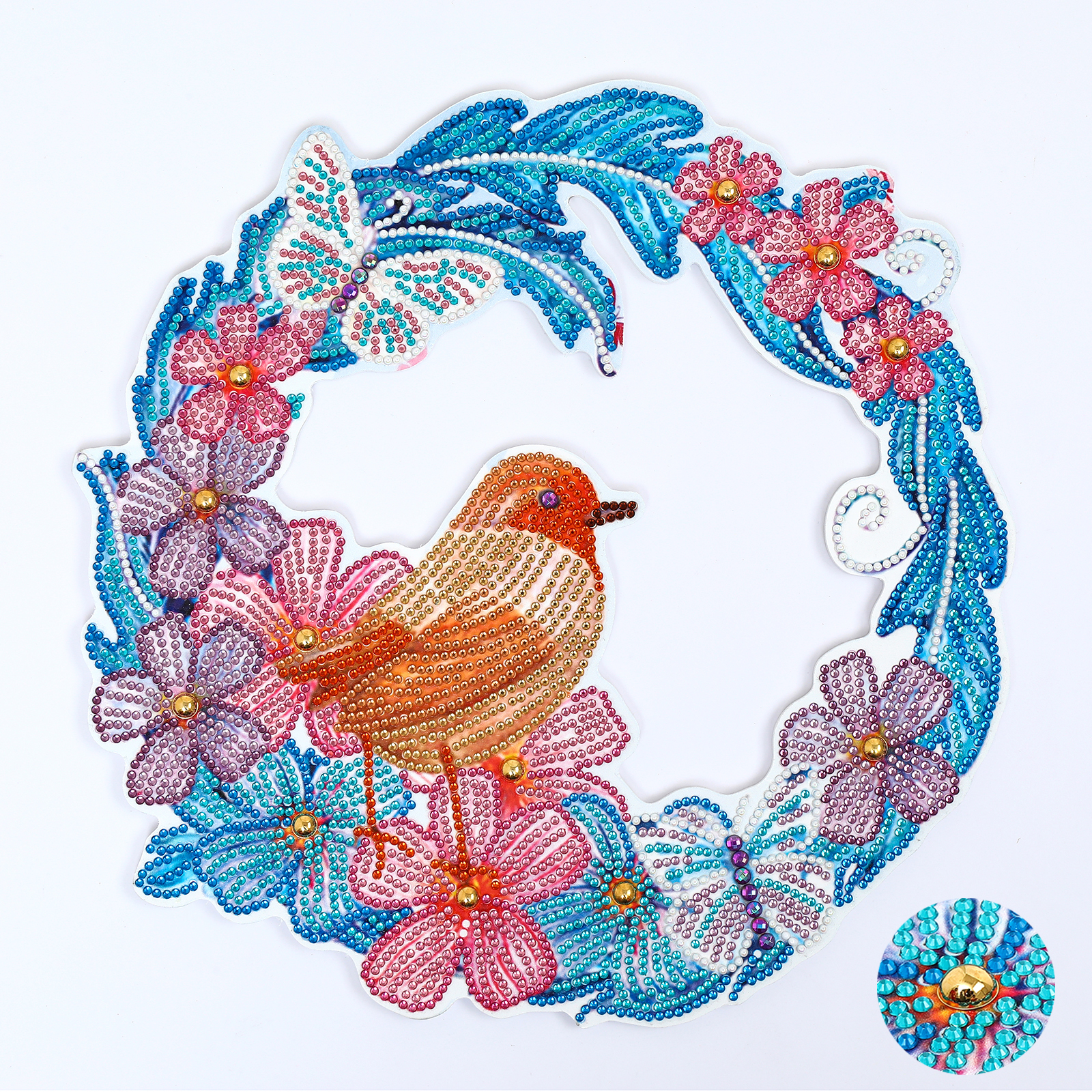 

Bird Wreath - 5D DIY Craft Decoration - 30*30CM, 501 Original