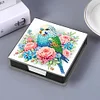 Bird Leather Diamond Art Note Box with 160 Sheets of Paper for Beginners