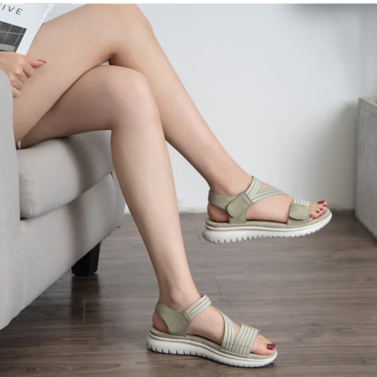 Sloping Heel And Non Slip Soft Sole Women Sandals