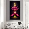 >SALE<Flaming Lotus 5D DIY Diamond Painting Kits Full Round Drill Wall Decor (Y731)