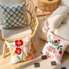 Floral Embroidery Home Living Creative Cushion Pillow Cover