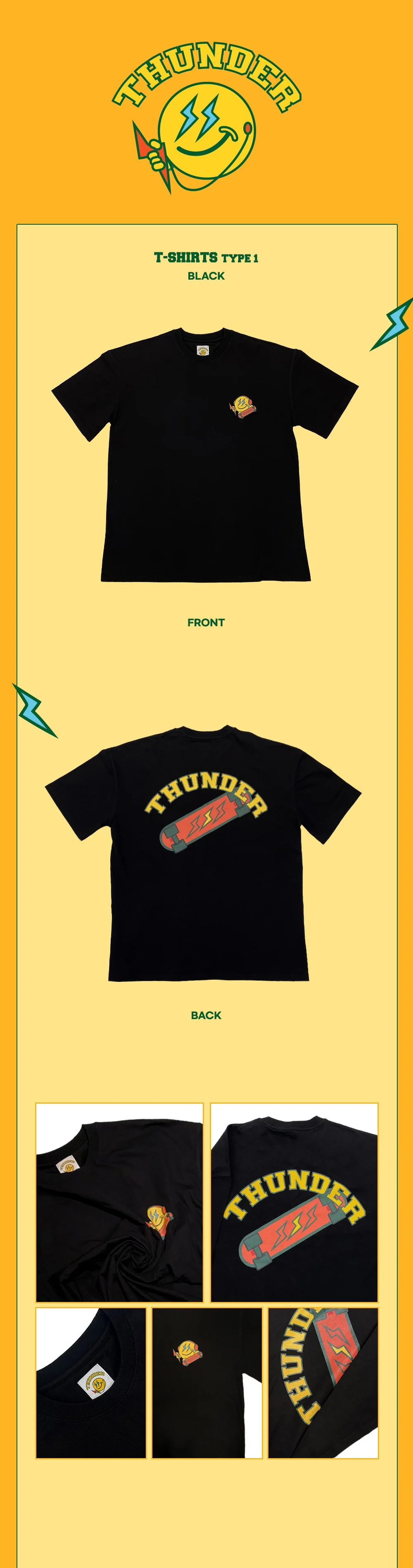 ATEEZ Thunder Thunder T-shirt Type 1