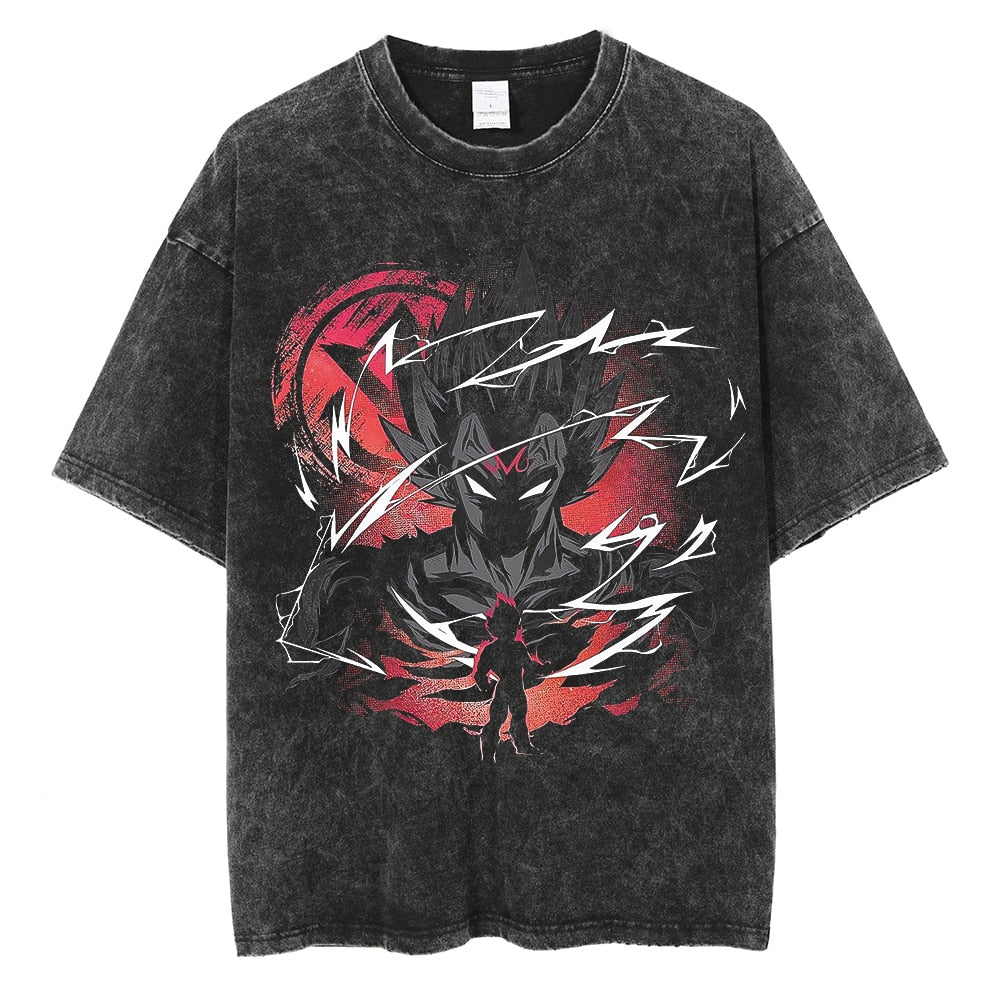 "Vegeta" V2 Vintage Oversized T Shirt