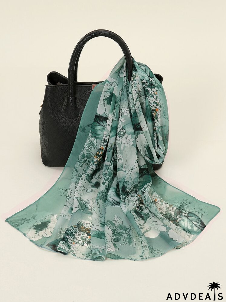 Flower Pattern Scarf