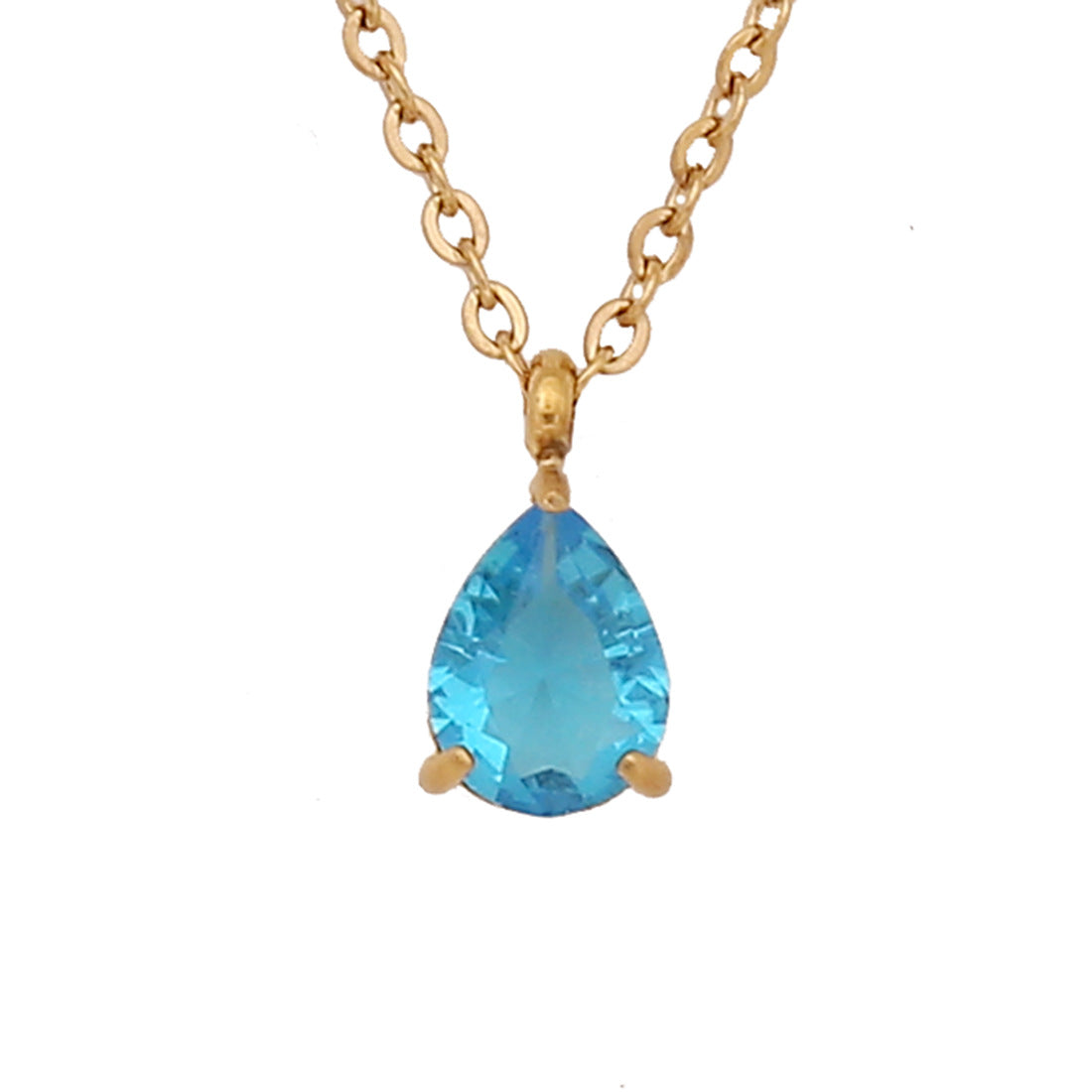 12 Birthday Pendant Necklace Fashion Color Drop Necklace Clavicle Chain N1476