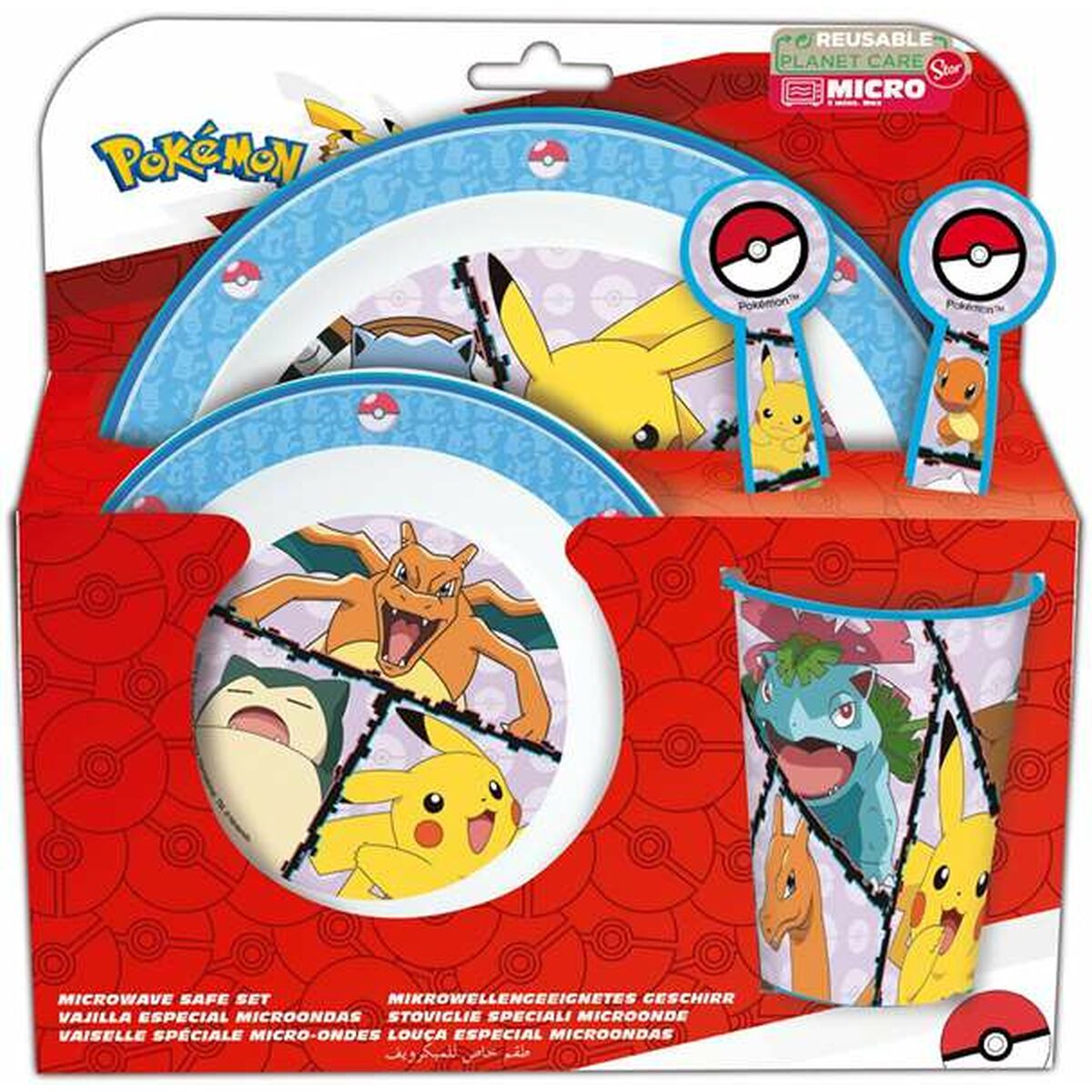 Children's dish set Pok&eacute;mon (5 Pieces)