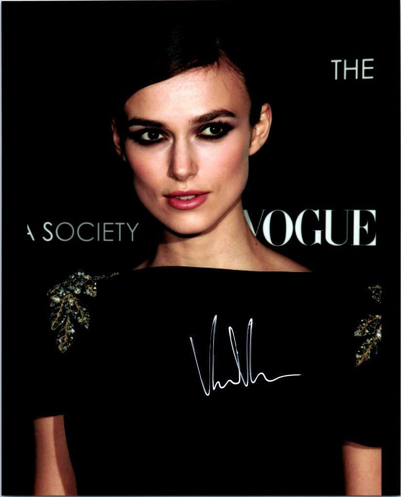 Keira Knightley Signed 8x10 Picture Autographed Photo Poster painting with COA