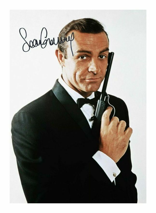 SEAN CONNERY - JAMES BOND AUTOGRAPH SIGNED PP Photo Poster painting POSTER