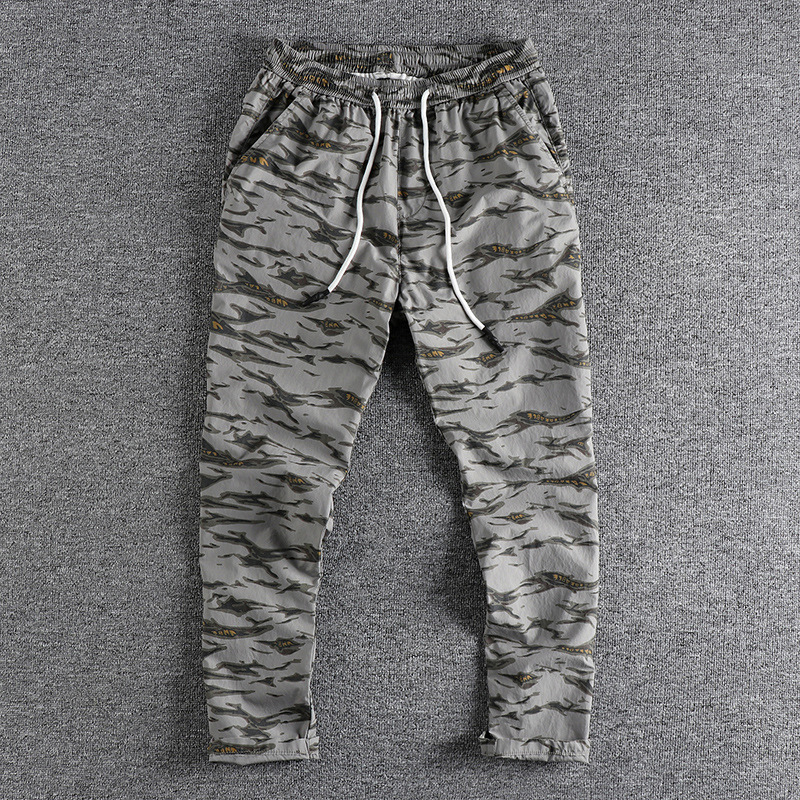 Men's Quick-Drying Cotton Washed Camouflage Casual Pants